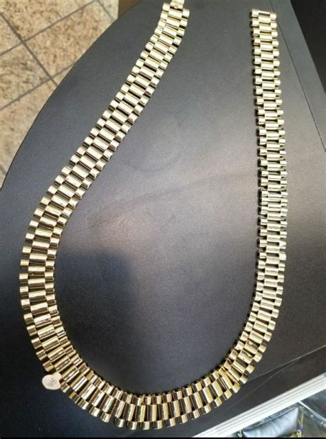 rolex chain 14k price|gold rolex chain for sale.